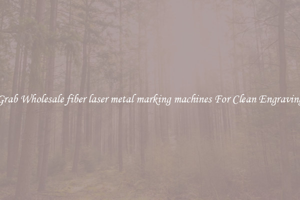 Grab Wholesale fiber laser metal marking machines For Clean Engraving