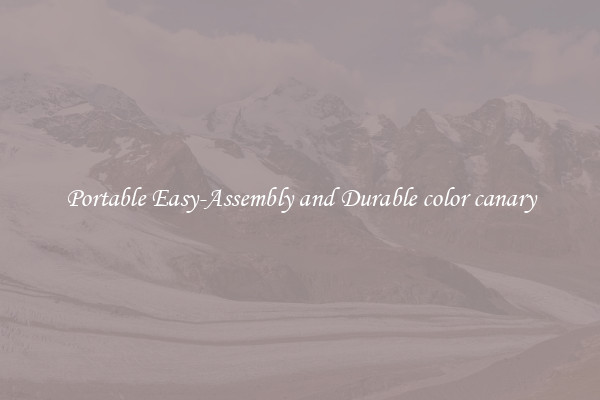 Portable Easy-Assembly and Durable color canary