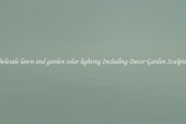 Wholesale lawn and garden solar lighting Including Decor Garden Sculptures