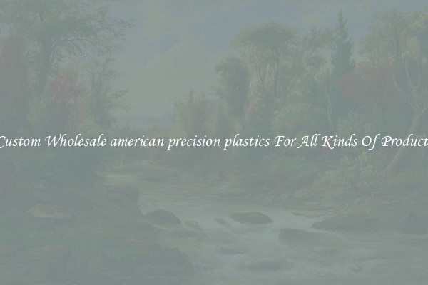Custom Wholesale american precision plastics For All Kinds Of Products